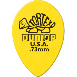 Dunlop 423R073 - Médiator Tortex Small Tear Drop 0,73mm à l'unité