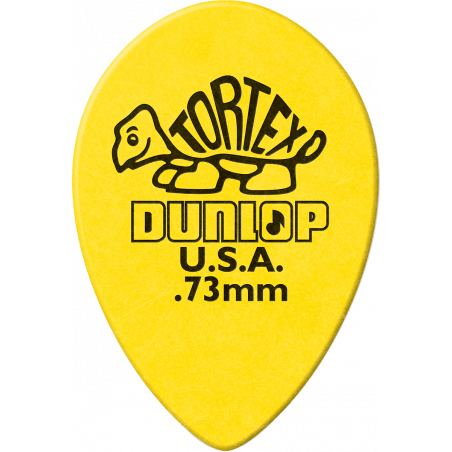 Dunlop 423R073 - Médiator Tortex Small Tear Drop 0,73mm à l'unité