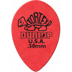 Dunlop 423R050 - Médiator Tortex Small Tear Drop 0,50mm à l'unité