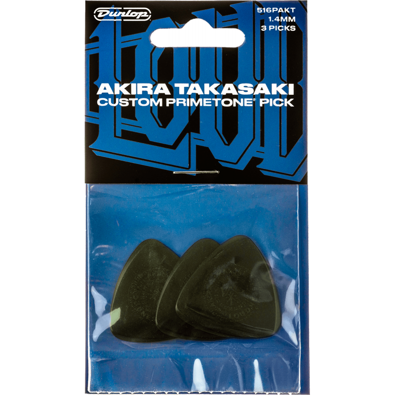 Dunlop 516PAKT - sachet de 3 Médiators Small Triangle Akira Takasaki