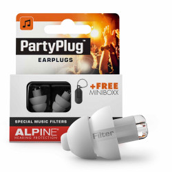 Alpine PartyPlug - Protections auditives - Blanc