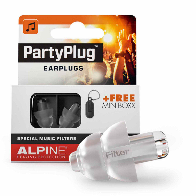 Alpine PartyPlug - Protections auditives - Transparent