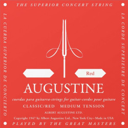 Corde au détail guitare classique Ré - Augustine filée rouge tirant normal