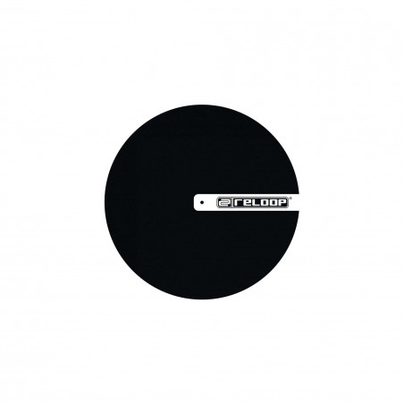 Reloop Slipmat Logo - Feutrine pour platine vinyle noir