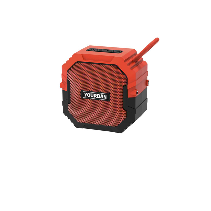Yourban Getone 15 Red - Enceinte Nomade Bluetooth Compacte - Rouge