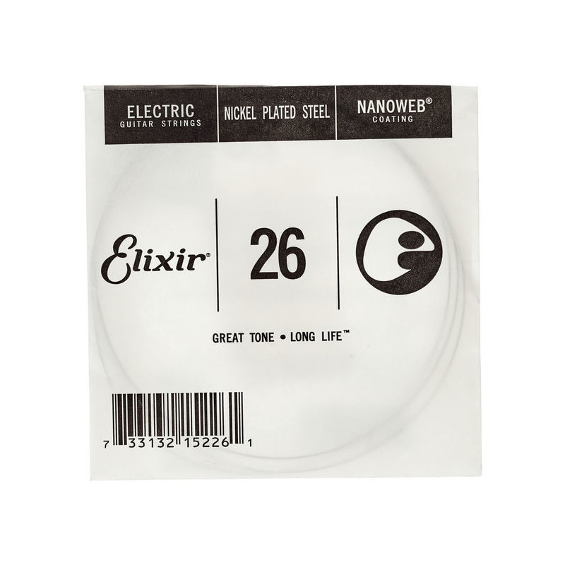 Elixir Nanoweb 026 - Corde au détail guitare électrique 15226