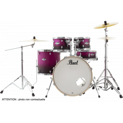 Pearl Batterie Export Lacquer Rock 22" Raspberry Sunset