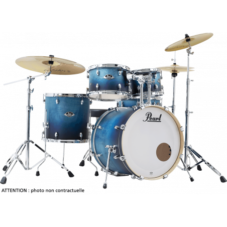 Pearl Batterie Export Lacquer Fusion 20" Azure Daybreak