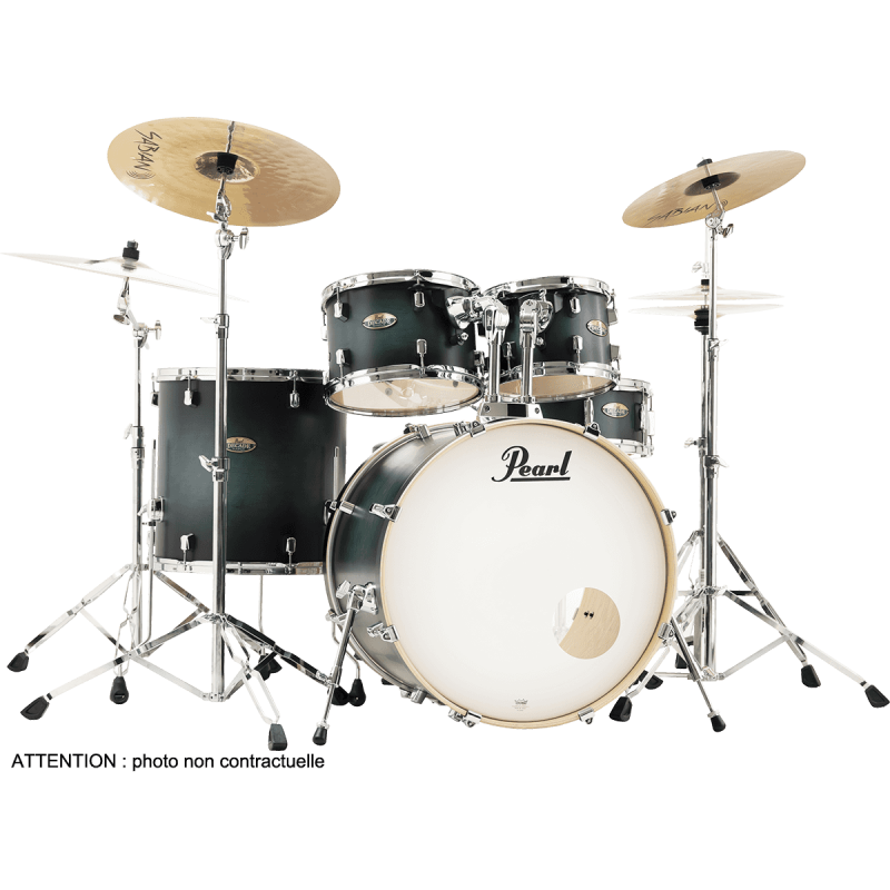 Pearl Decade Maple 5f Fusion 22" Deep Forest Burst