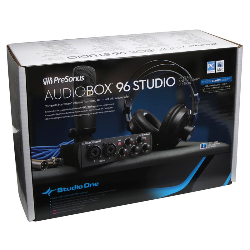 Presonus AudioBox96 studio 25th Anniversaire - pack enregistrement Studio