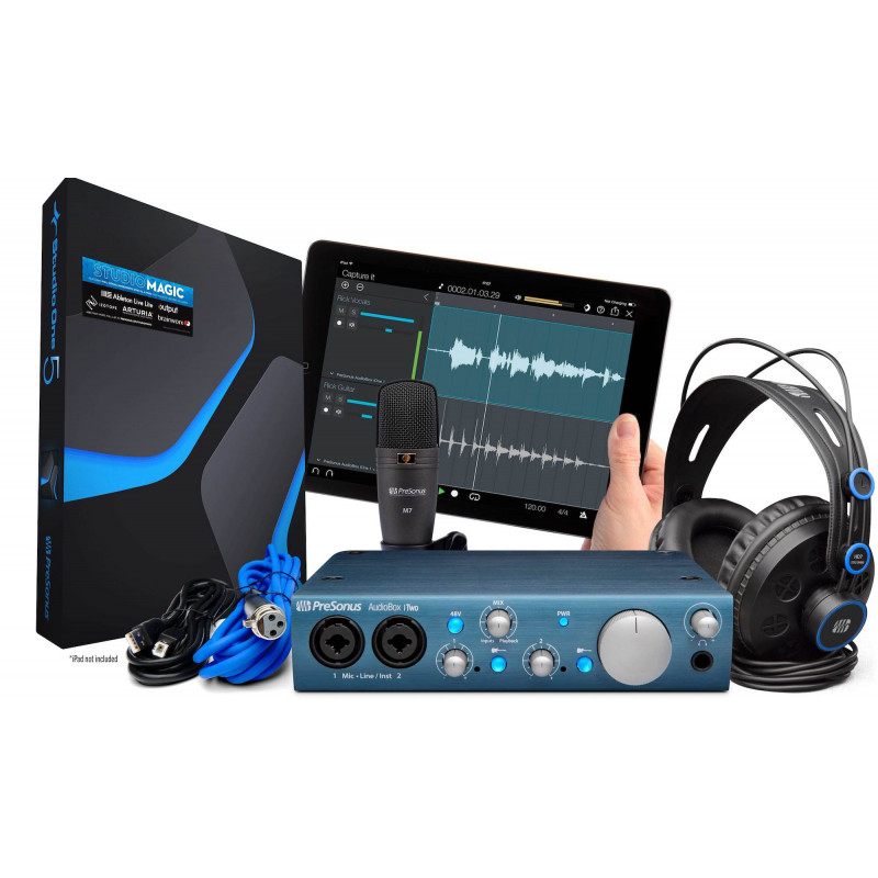 Presonus AudioBox iTwo Studio  - pack enregistrement Studio