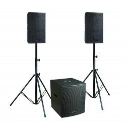 Definitive Audio Koala Neo 1500 Tri - Pack 2xKOALA 8AW + 1xKOALA 12AW SUB - pieds inclus