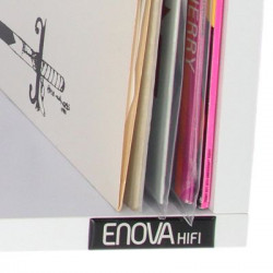 Enova hifi Vinyle Box 240wh - Meuble blanc pour 240 vinyles