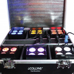 J.Collyns Pack Movecolor - Pack 6 x MOVECOLOR BLACK + Flight Case