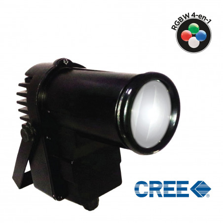 Power Lighting Spot Led 10w Quad Cree - Spot Led CREE 10W RGBW 4-en-1