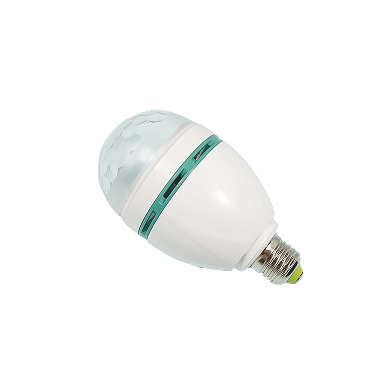 Power Lighting Mini Sphero Led - Ampoule E27 Demi Sphère 3x1W RGB