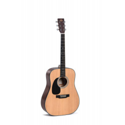 Sigma DM-1L - Guitare acoustique Dreadnought gaucher - Naturel brillant