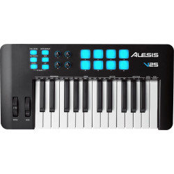 Alesis V25 MKII- Clavier maître MIDI 25 notes 8 pads