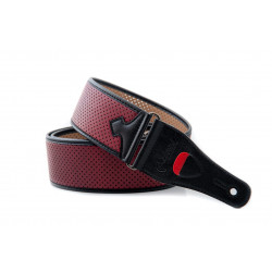 Righton Straps MONTECARLO-RD - Sangle pour Guitare - Rouge