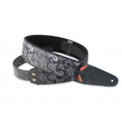 Righton Straps PAISLEY-BK - Sangle pour Guitare - Noir