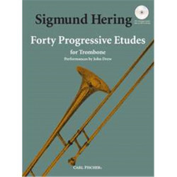 40 Progressives etudes - HERING Sigmund - Trombone (+ audio)
