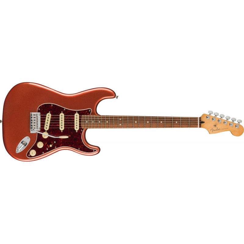 Fender Player Plus Stratocaster - Manche palissandre - Aged Candy Apple Red