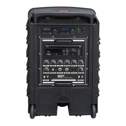 Power Acoustics Be 9208 Uhf Abs - Sono portable CD MP3+USB+Bluetooth+DIVX + 2 Micros main UHF