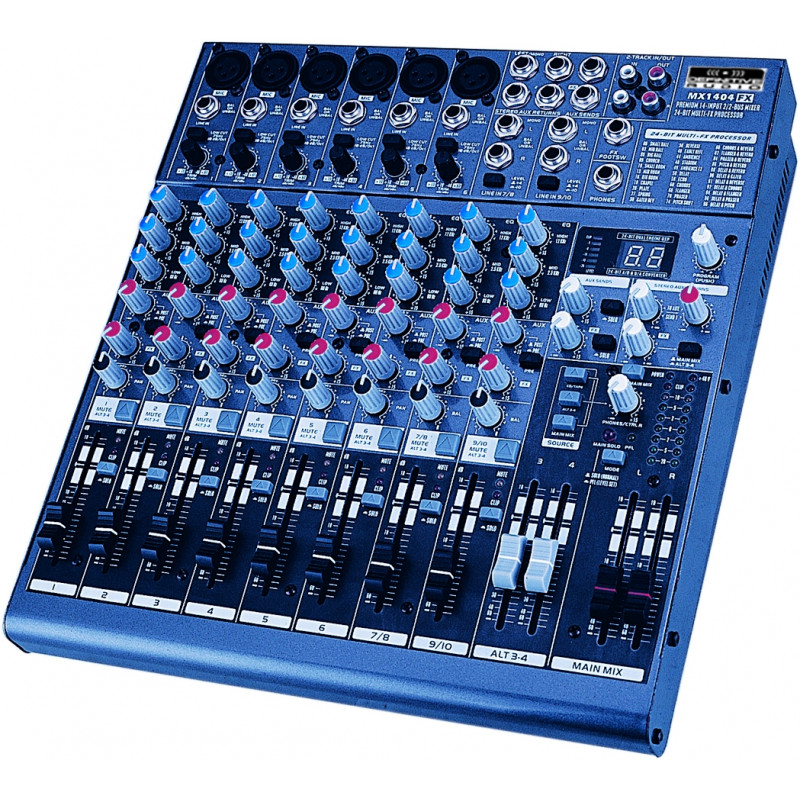 Definitive Audio Mx 1404 Fx - Mixer 8 Voies avec DSP