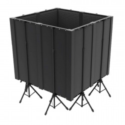 Power Studio Cabine Studio Gamma - Pack : 8x FOAM 400 PANEL + 4x FOAM 400 JOINT + 4x FOAM 400 ANGLE