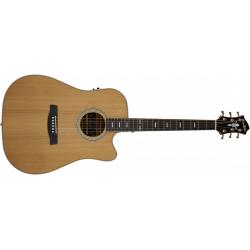 Hagstrom Elfdalia II Dreadnought CE Naturelle - Guitare électro-acoustique