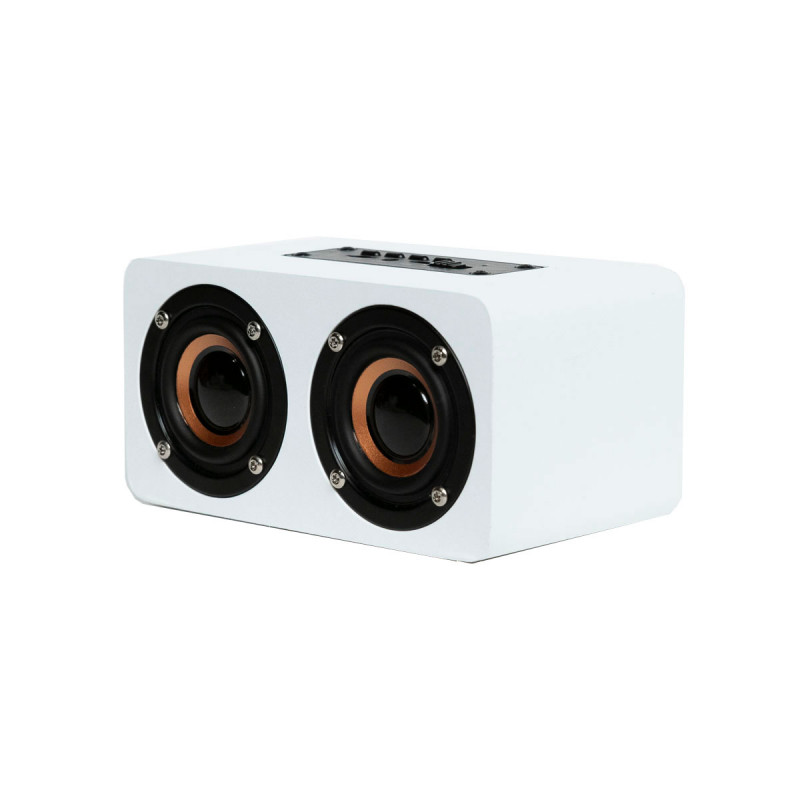 Oqan QBT-100 BT Speaker White- enceinte Multimedia Bluetooth