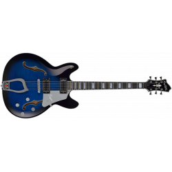 Hagstrom Super Viking Dark Baltic Sea - Guitare électrique