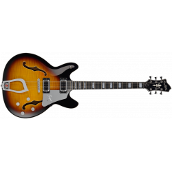 Hagstrom Super Viking Tobacco Sunburst - Guitare électrique