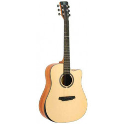 Oqan QGA-100 CE SOLID NAT - Guitare électro-acoustique