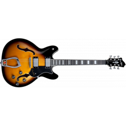 Hagstrom Viking Tobacco Sunburst - Guitare électrique