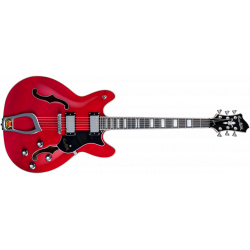 Hagstrom Viking Wild Cherry Transparent - Guitare électrique