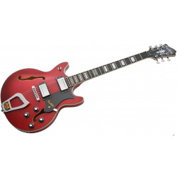 Hagstrom Alvar Wild Cherry Transparent - Guitare électrique