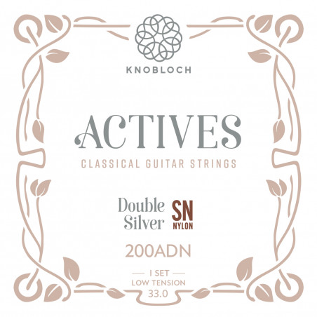 Knobloch 200ADN Actives DS SN Low - Jeu de cordes guitare classique