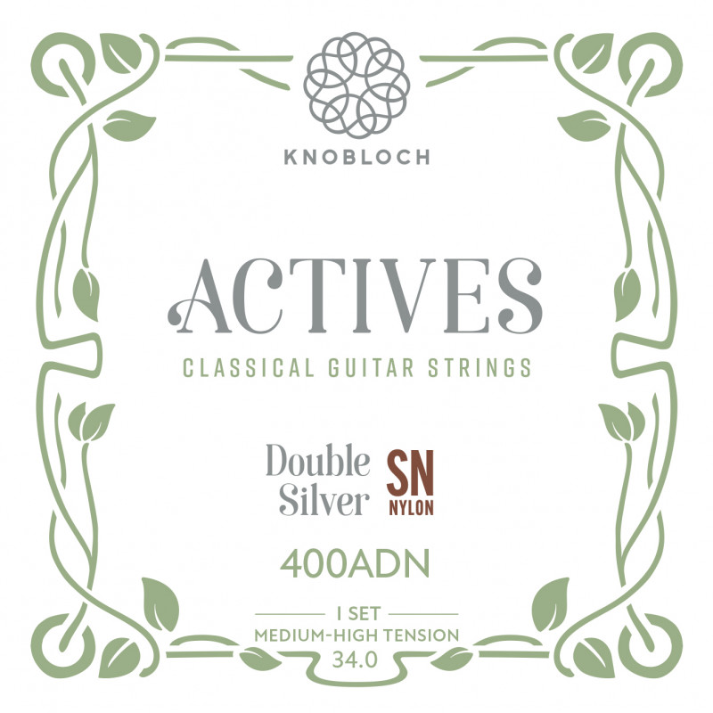 Knobloch 400ADN Actives DS SN Medium-High - Jeu de cordes guitare classique
