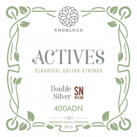 Knobloch 400ADN Actives DS SN Medium-High - Jeu de cordes guitare classique