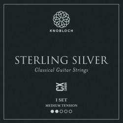Knobloch 300SSC Sterling Silver CX Medium - Jeu de cordes guitare classique