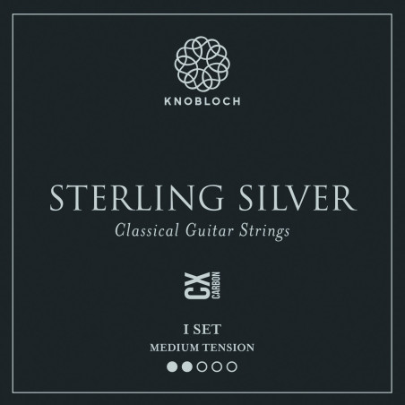Knobloch 300SSC Sterling Silver CX Medium - Jeu de cordes guitare classique