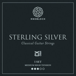 Knobloch 400SSC Sterling Silver CX Medium-High - Jeu de cordes guitare classique