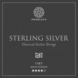 Knobloch 500SSQ Sterling Silver QZ High - Jeu de cordes guitare classique