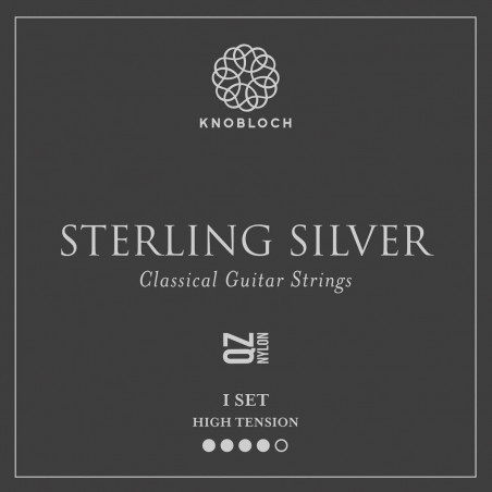 Knobloch 500SSQ Sterling Silver QZ High - Jeu de cordes guitare classique