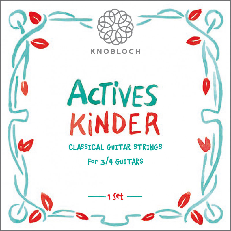 Knobloch 300AKI Actives Kinder - Jeu de cordes guitare classique ¾