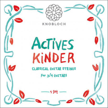 Knobloch 300AKI Actives Kinder - Jeu de cordes guitare classique ¾