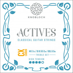 Knobloch 500ACX Actives CX Carbon Treble High -  3 cordes aiguës guitare classique