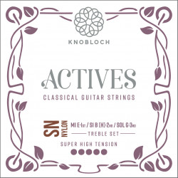 Knobloch 600ASN Actives SN Treble Super-High - 3 cordes aiguës guitare classique