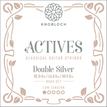 Knobloch 200ADS Actives DS Bass Low - 3 cordes basses guitare classique